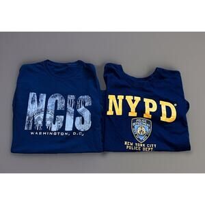 NYPD NCIS Womens Large T Shirts Police FBI Academy Washington